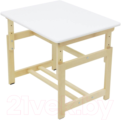 Комплект мебели с детским столом Polini Kids Eco 400 SM (белый/натуральный)