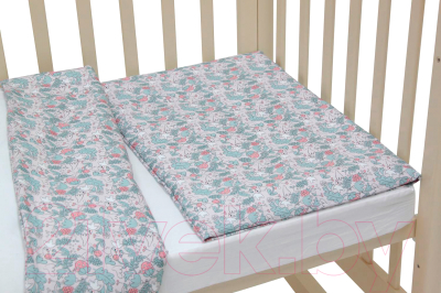 Комплект постельный для малышей Polini Kids Disney Последний богатырь (принцесса/розовый)