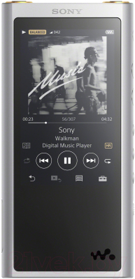 MP3-плеер Sony NW-ZX300S (серебристый)