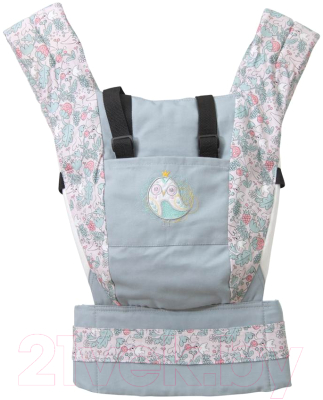 Эрго-рюкзак Polini Kids Disney Последний богатырь с вышивкой (принцесса/белый)