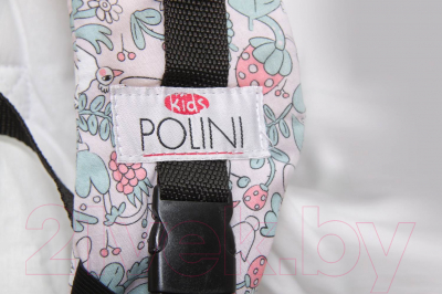Эрго-рюкзак Polini Kids Disney Последний богатырь с вышивкой (принцесса/белый)