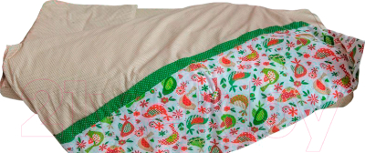 Комплект постельный для малышей Polini Kids Кантри 3 (120x60, зеленый)