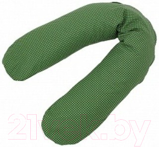 Подушка для беременных Polini Kids Горошек (зеленый)