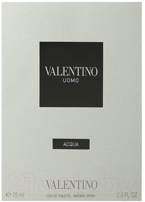 Изображение товара Туалетная вода Valentino Uomo Acqua (75мл)