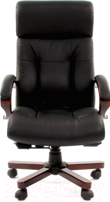 Кресло офисное Chairman 421 (черная кожа)