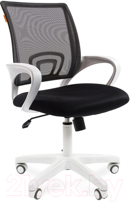 Кресло офисное Chairman 696 (TW-11/TW-01 белый/черный)