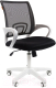 Кресло офисное Chairman 696 (TW-11/TW-01 белый/черный) - 