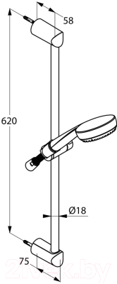 Душевой гарнитур Kludi Logo 3S 6836005-00