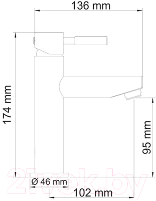 Смеситель Wasserkraft Main 4104