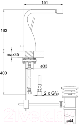 Смеситель Steinberg-Armaturen Series 230.1300