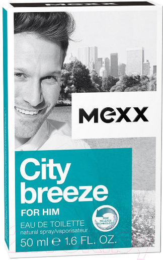 Туалетная вода Mexx City Breeze For Him (50мл)