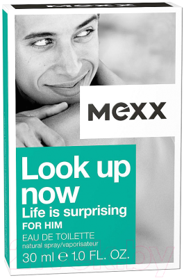 Туалетная вода Mexx Look Up Now Life is Surprising For Him (30мл)