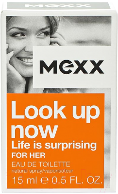 Туалетная вода Mexx Look Up Now Life Is Surprising For Her (15мл)