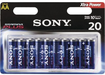 Комплект батареек Sony AM3-B20D (20шт)