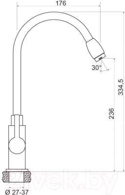 Комплект сантехники GRANULA GR-5050 + смеситель Yota 25-03L (черный)