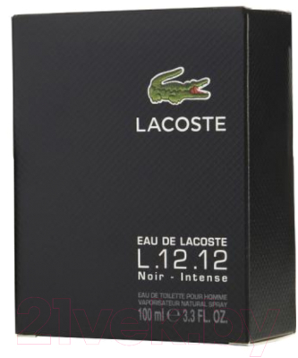 

Туалетная вода Lacoste, L.12.12. Noir - Intense Pour Homme