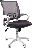 Кресло офисное Chairman 696 (TW-12/TW-04 белый/серый) - 