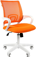 Кресло офисное Chairman 696 (TW-16/TW-66 белый/оранжевый) - 
