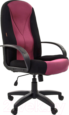 Кресло офисное Chairman 785 (черный/бордовый)
