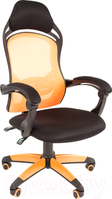 Кресло геймерское Chairman Game 12 (черный/оранжевый)
