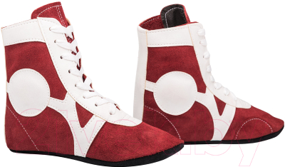 Обувь для самбо RuscoSport SM-0101 (красный, р-р 30)