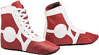 Обувь для самбо RuscoSport SM-0102 (красный, р-р 30) - 