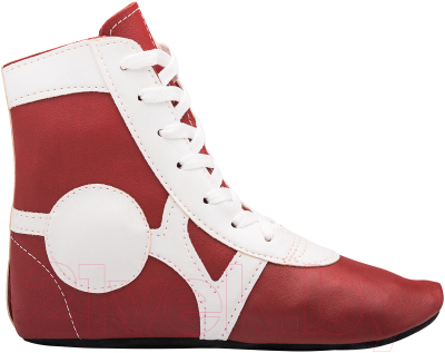 Обувь для самбо RuscoSport SM-0102 (красный, р-р 33)