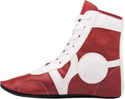 Обувь для самбо RuscoSport SM-0102 (красный, р-р 45)