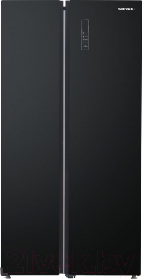 Холодильник с морозильником Shivaki SBS-550DNFBGL
