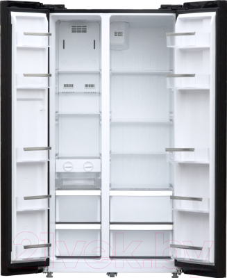 Холодильник с морозильником Shivaki SBS-550DNFBGL