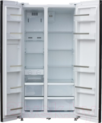 Холодильник с морозильником Shivaki SBS-550DNFWGL