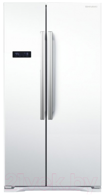 Холодильник с морозильником Shivaki SBS-615DNFW