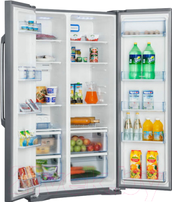 Холодильник с морозильником Shivaki SBS-615DNFX