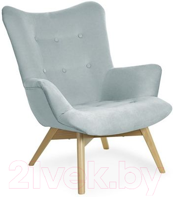 Кресло мягкое Atreve Angel (светло-серый)