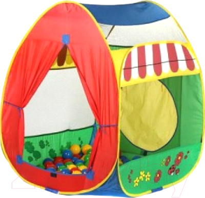 Детская игровая палатка Calida Домик 639 (+ 100 шаров)