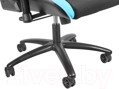 Кресло геймерское GENESIS Nitro 770 NFG-0780 Gaming (черный/голубой)
