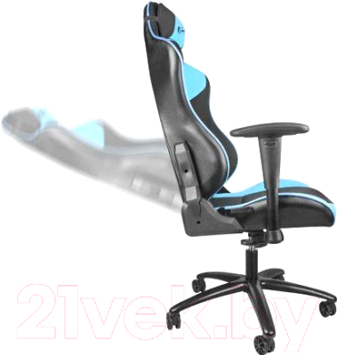 Кресло геймерское GENESIS Nitro 770 NFG-0780 Gaming (черный/голубой)