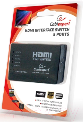 Переключатель портов Cablexpert DSW-HDMI-53