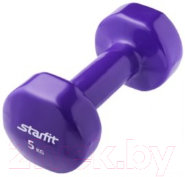 Гантель Starfit DB-101 (5кг, фиолетовый)