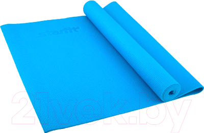 Коврик для йоги и фитнеса Starfit FM-101 PVC (173x61x1.0см, синий)