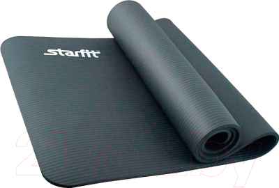 Коврик для йоги и фитнеса Starfit FM-301 NBR (183x58x1.0см, серый)