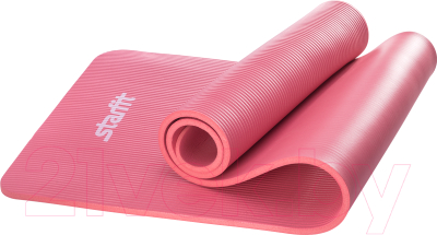 Коврик для йоги и фитнеса Starfit FM-301 NBR (183x58x1.2см, красный)