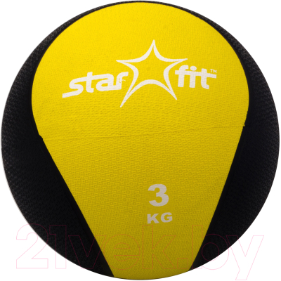 Медицинбол Starfit Pro GB-702 (3кг, желтый)
