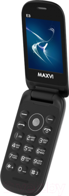 Мобильный телефон Maxvi E3 (черный)