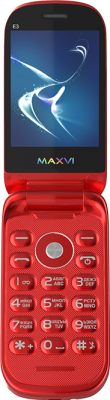 Мобильный телефон Maxvi E3 (красный)