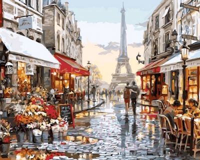Картина по номерам Picasso Люблю тебя! Париж! (PC5065011)