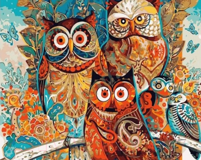

Картина по номерам Picasso, Совушки (PC5065026)