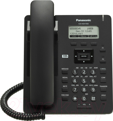 VoIP-телефон Panasonic KX-HDV100 (черный)