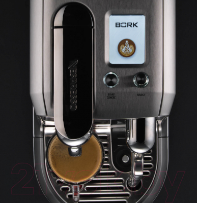 Капсульная кофеварка Bork Nespresso C730BK Creatista (черный)