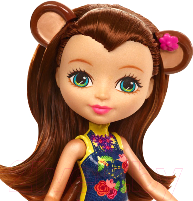 Кукла с аксессуарами Mattel Enchantimals Фруктовая тележка с питомцем FJH11/FCG93